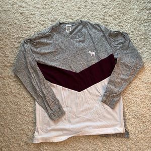 PINK LONG SLEEVE SHIRT (M)